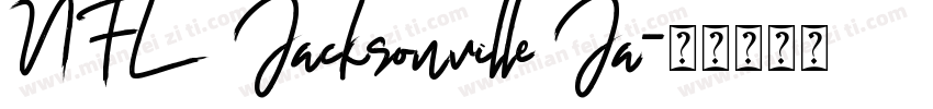 NFL Jacksonville Ja字体转换